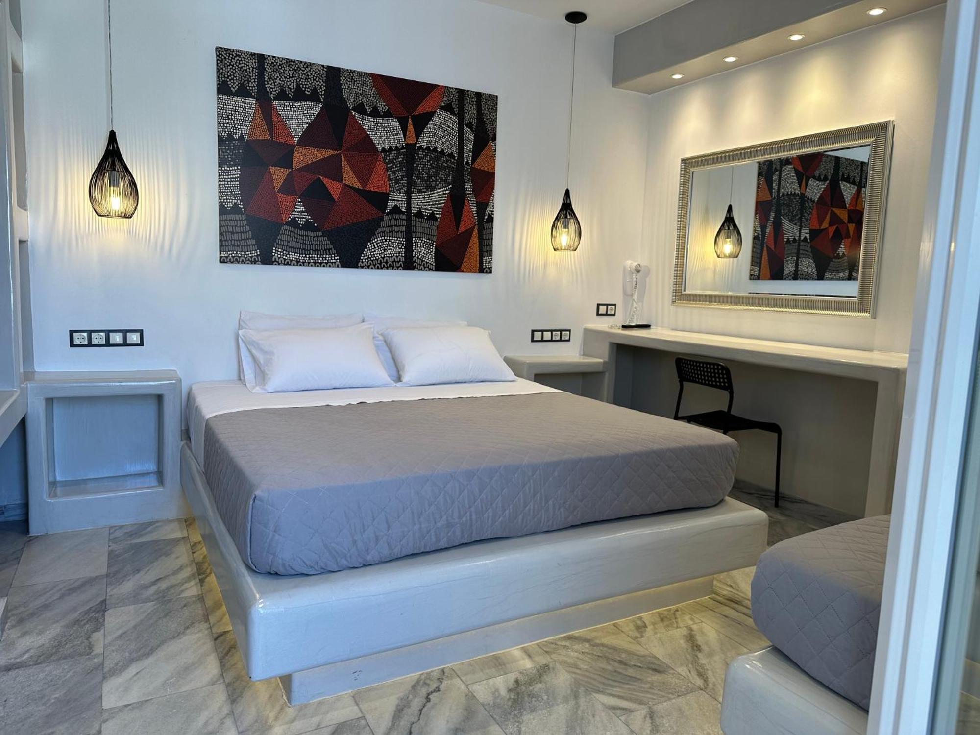 Aphrodite Hotel & Apartments Chora  Bagian luar foto