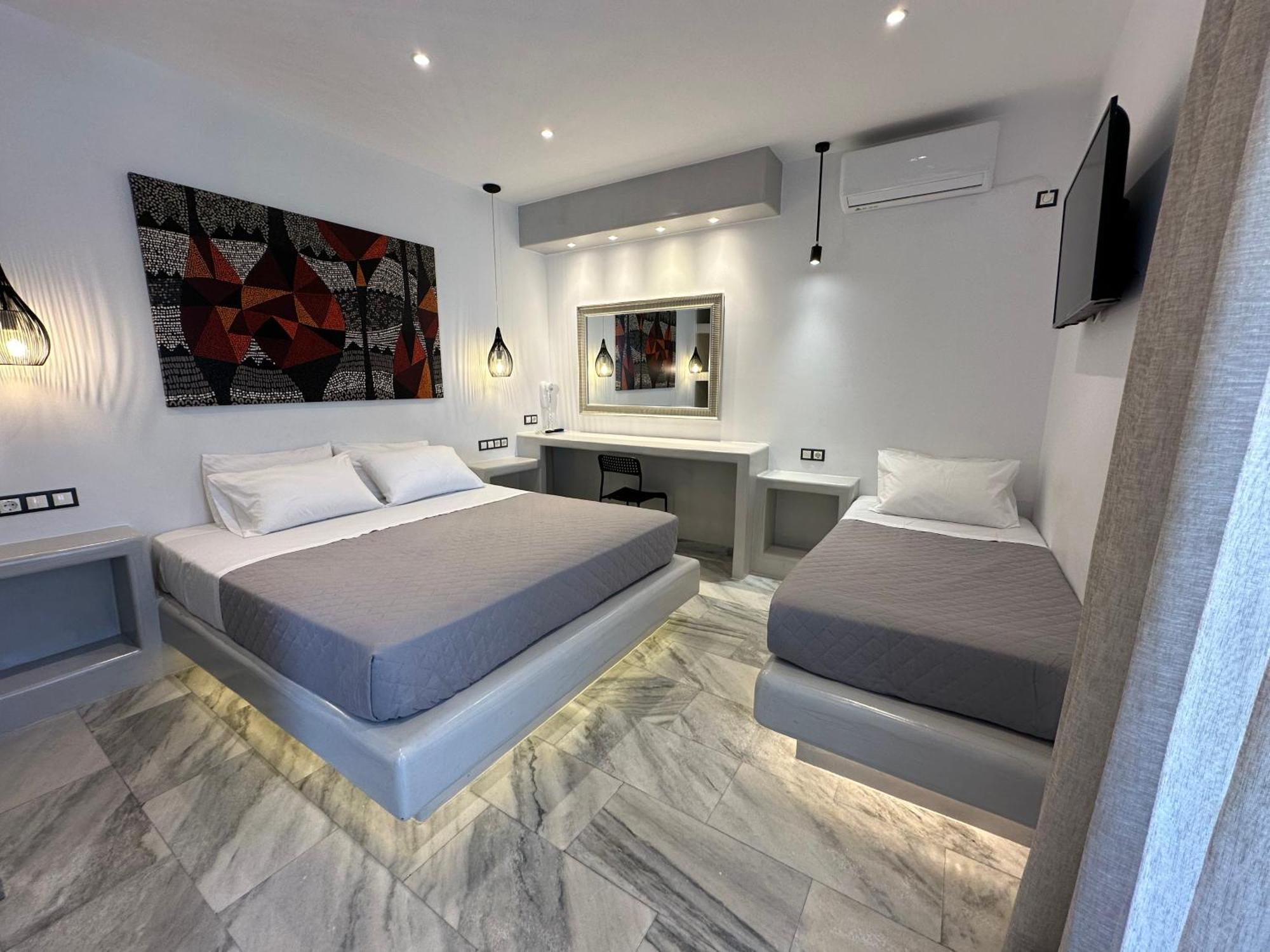 Aphrodite Hotel & Apartments Chora  Bagian luar foto