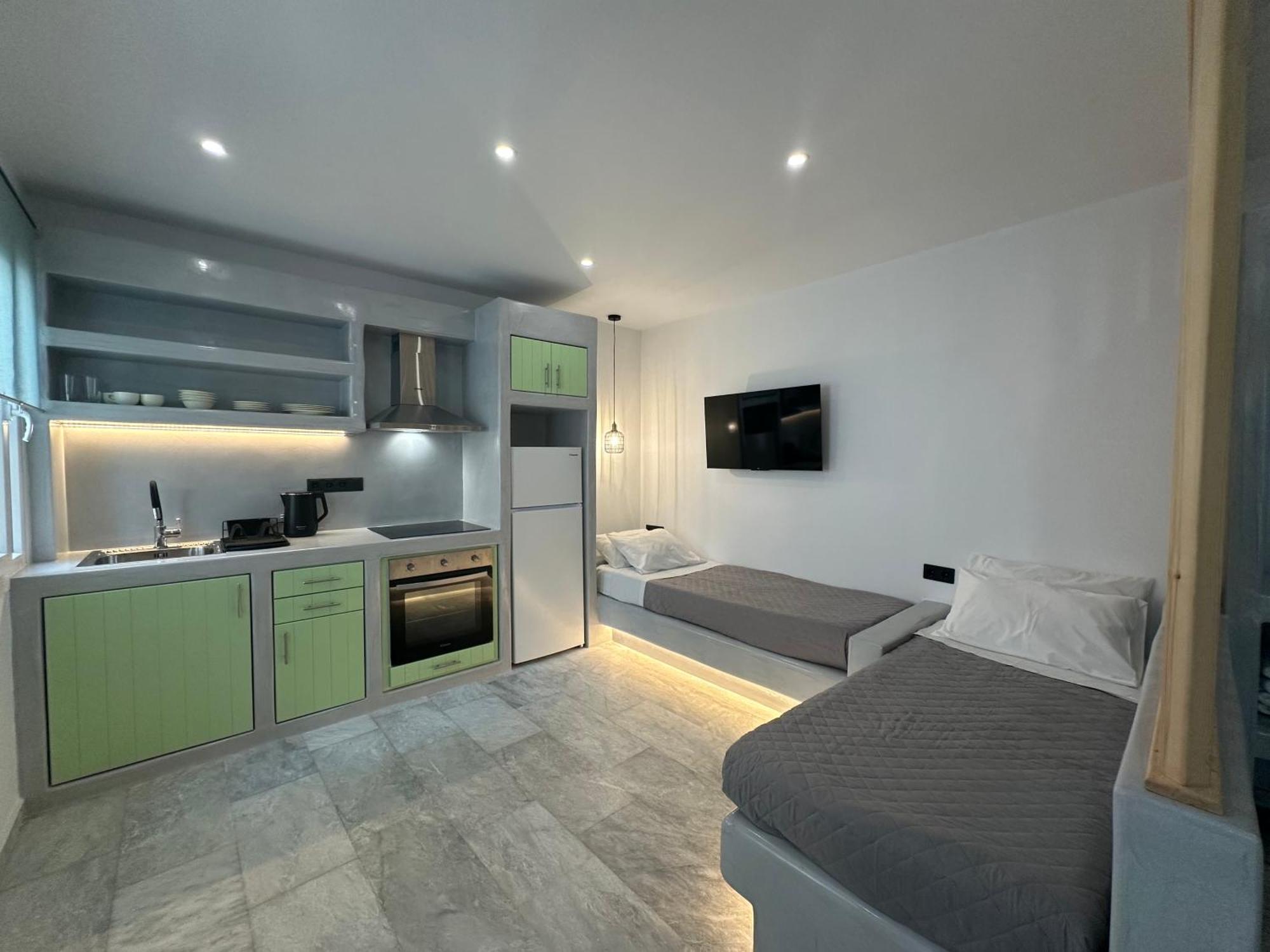 Aphrodite Hotel & Apartments Chora  Bagian luar foto